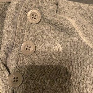 North face button down coat